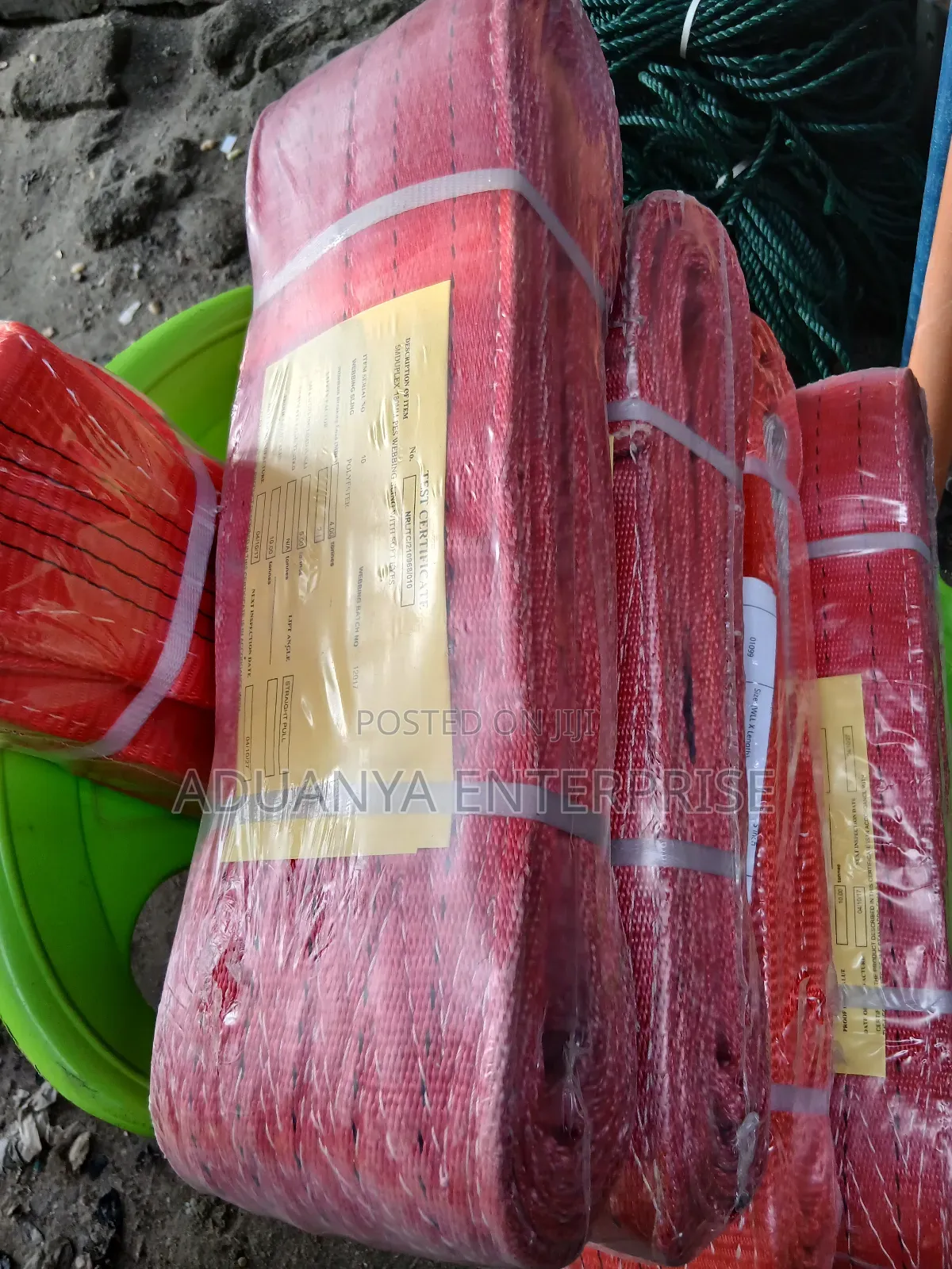 Heavy-Duty Lifting Belt / Sling – 1–20 Tons Capacity