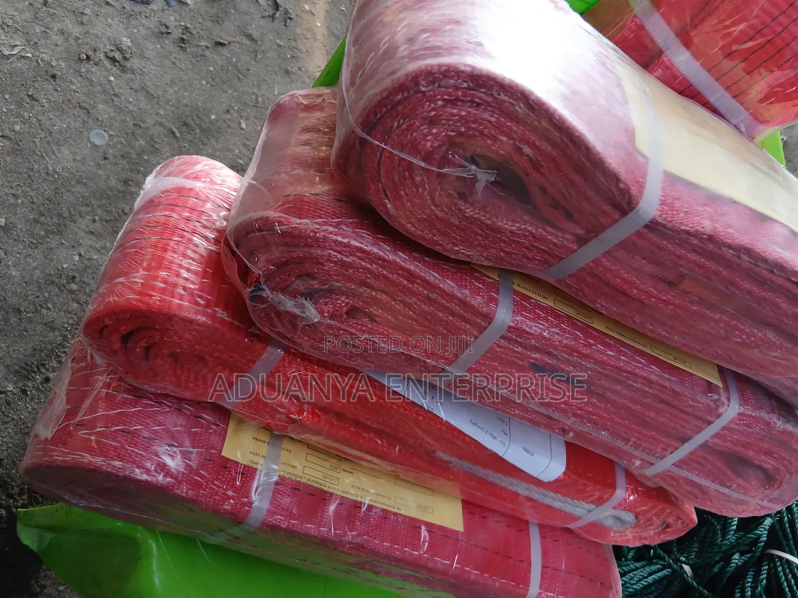 Heavy-Duty Lifting Belt / Sling – 1–20 Tons Capacity