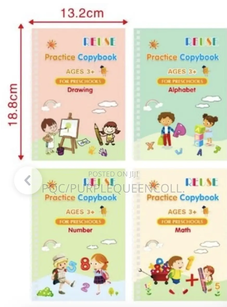 4 in 1 Magic Practice Book for Preschool