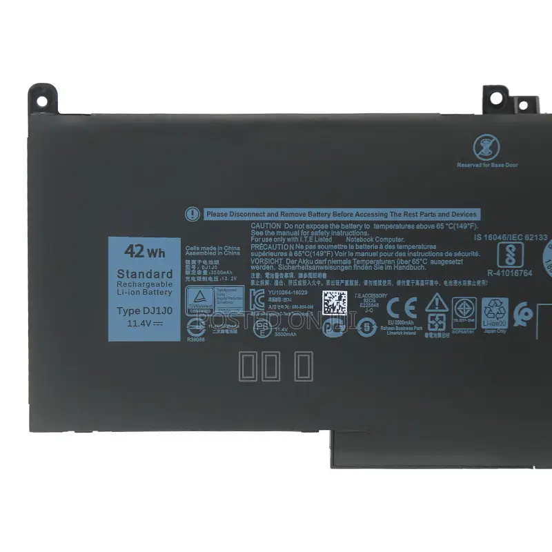 Dj1j0 Laptop Battery for Dell Latitude 12 7000 E7280 E7290 E7380 E7390