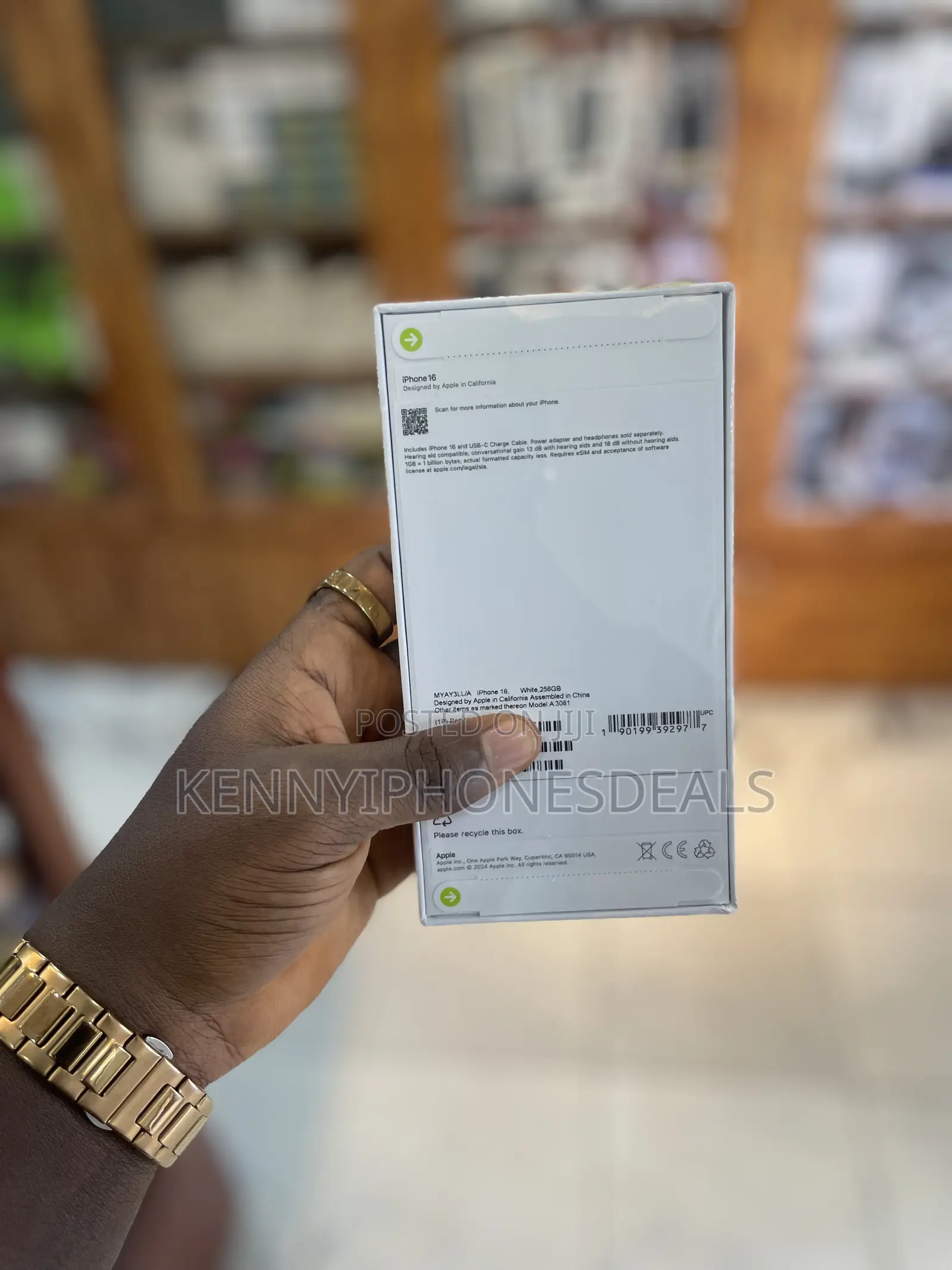 New Apple iPhone 16 256 GB White