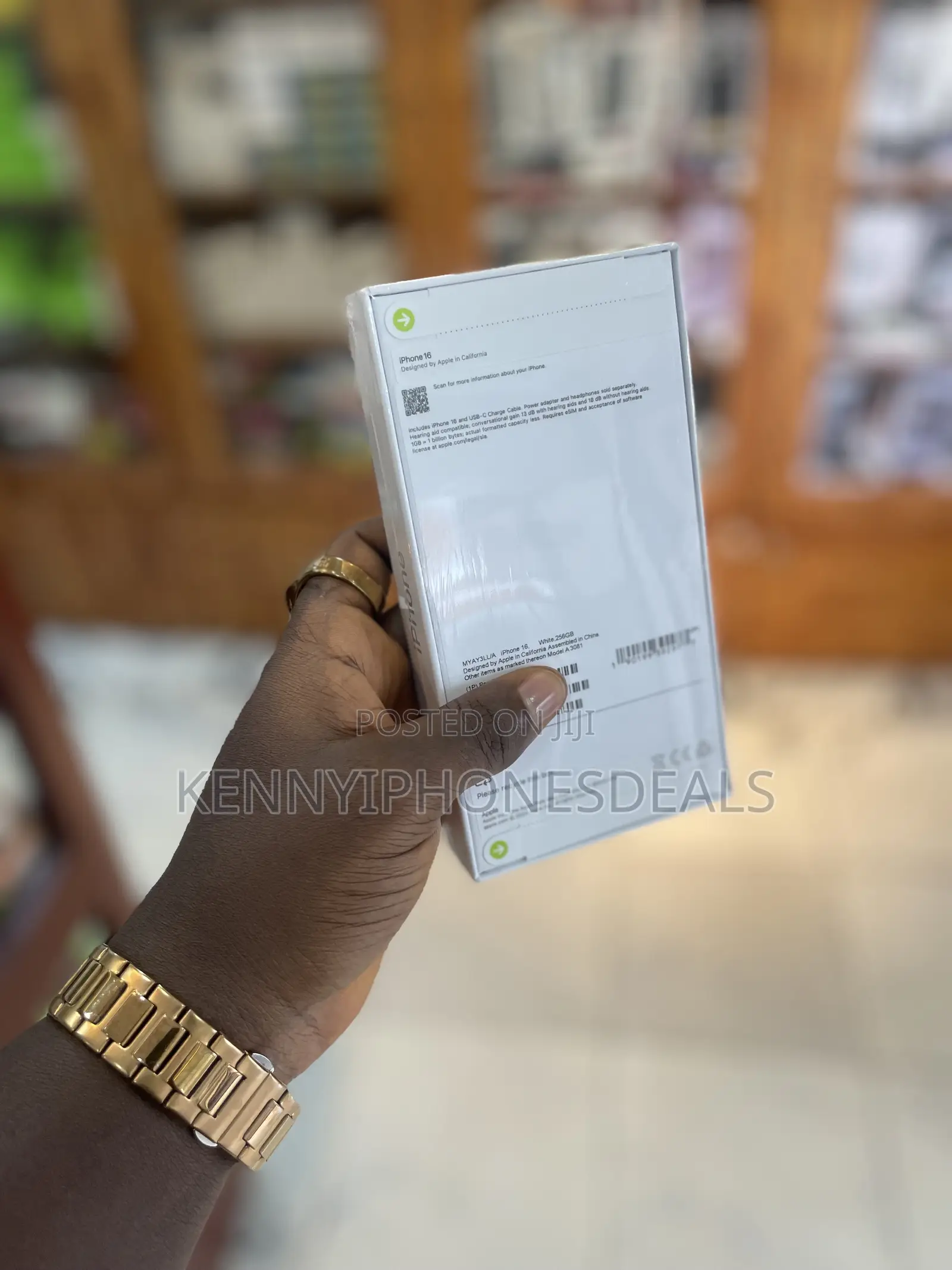 New Apple iPhone 16 256 GB White