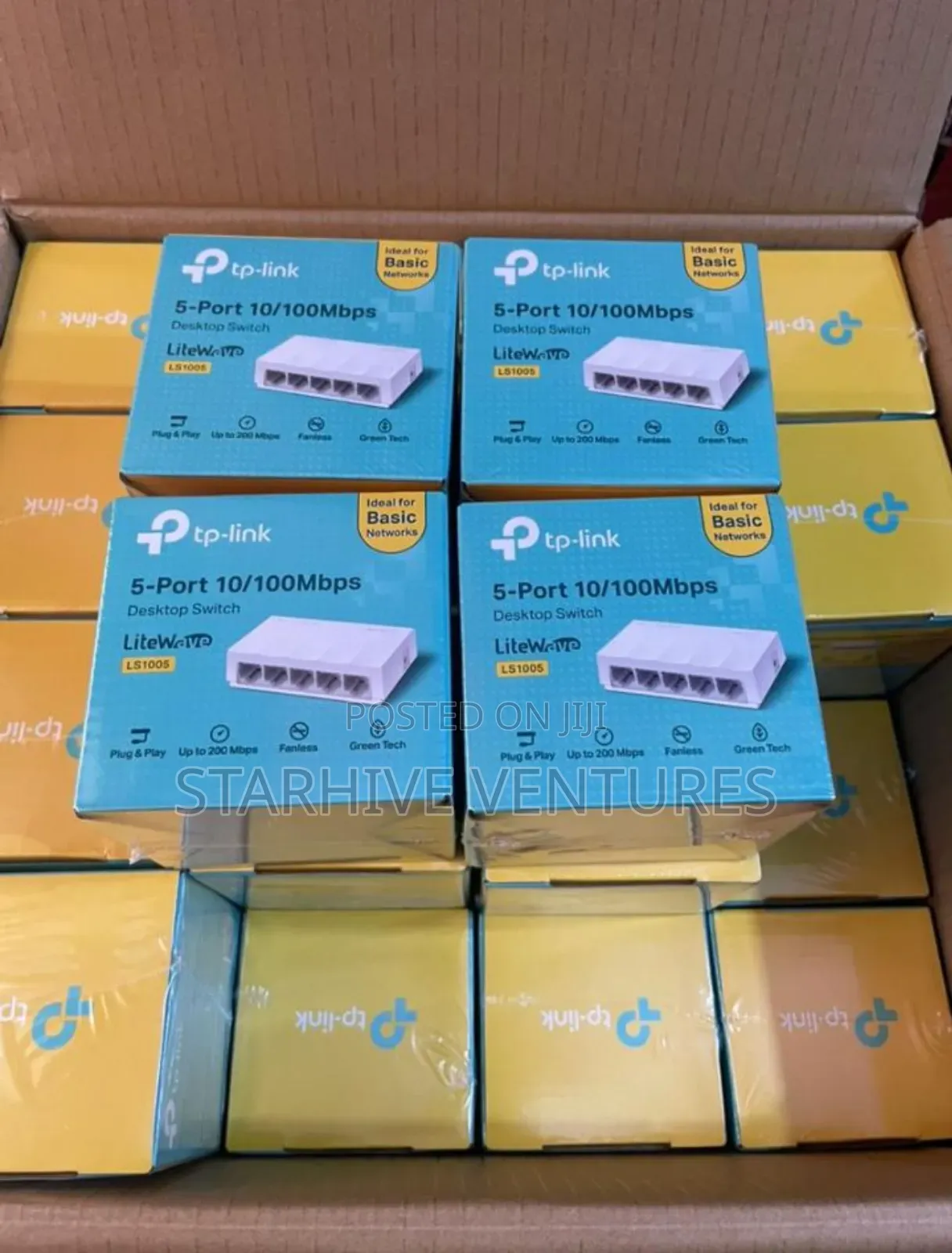 5-Ports 10/100mbps Desktop Switch