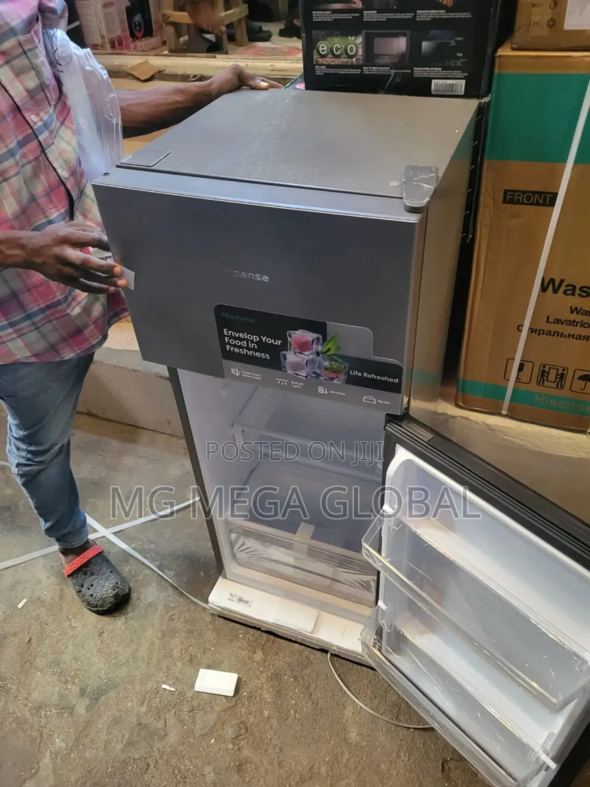 Hisense 124l Double Door Refrigerator Frost