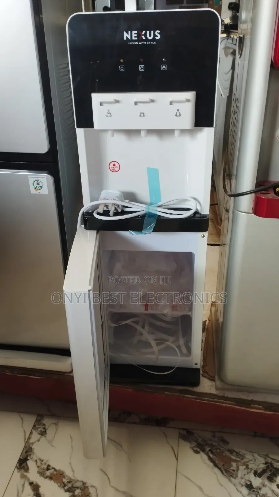 Nexus Water Dispenser Nx-101bk With Hot, Cold And Warm.