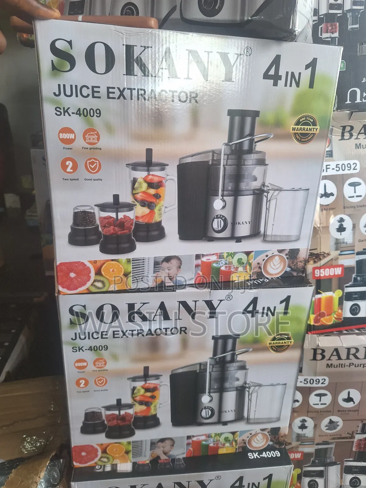 K-4009 4-in-1 Juice Extractor