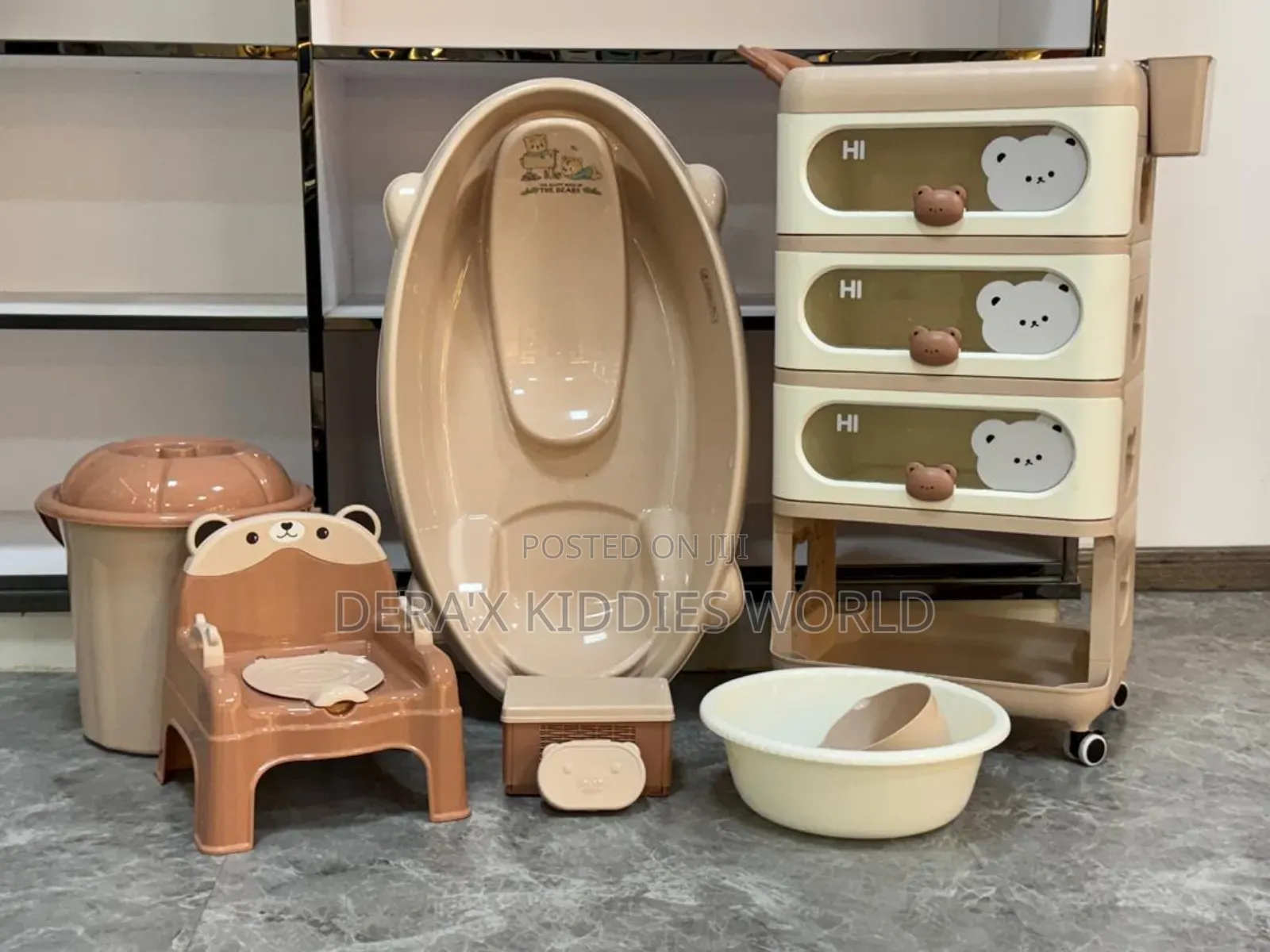 Foreign 8 in 1 Bath Set With Accessories and Foreign Drawer