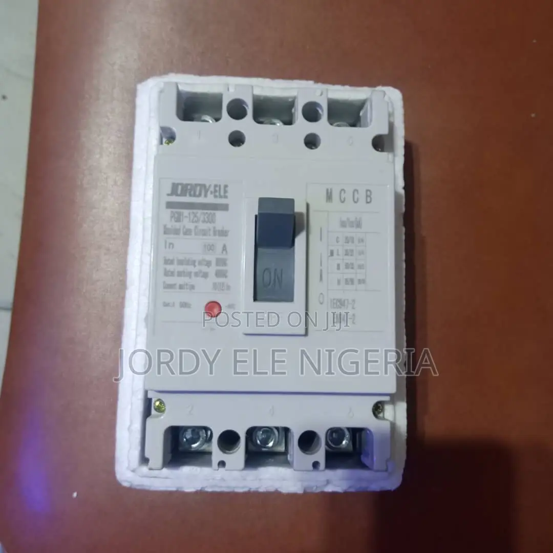 Jordy Ele McCb 100a 3-Pole Circuit Breaker.