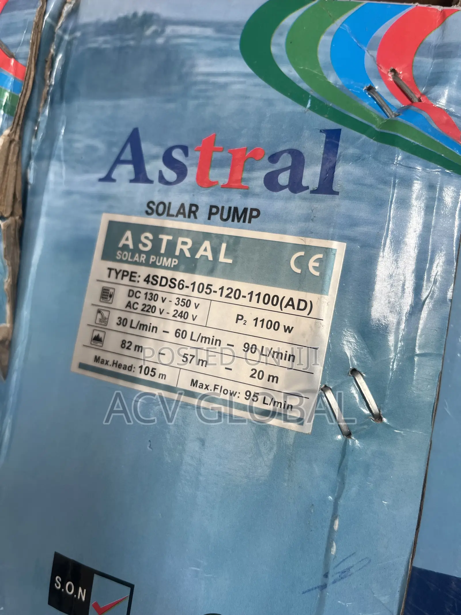 Solar And Electric Ac/Dc Submersible Pump