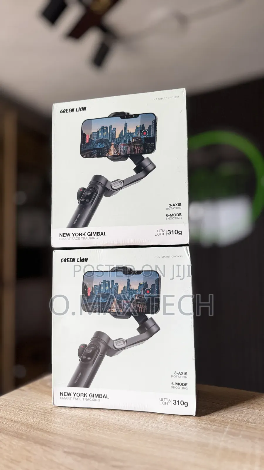 Green Lion New York Gimbal Smart Face Tracking