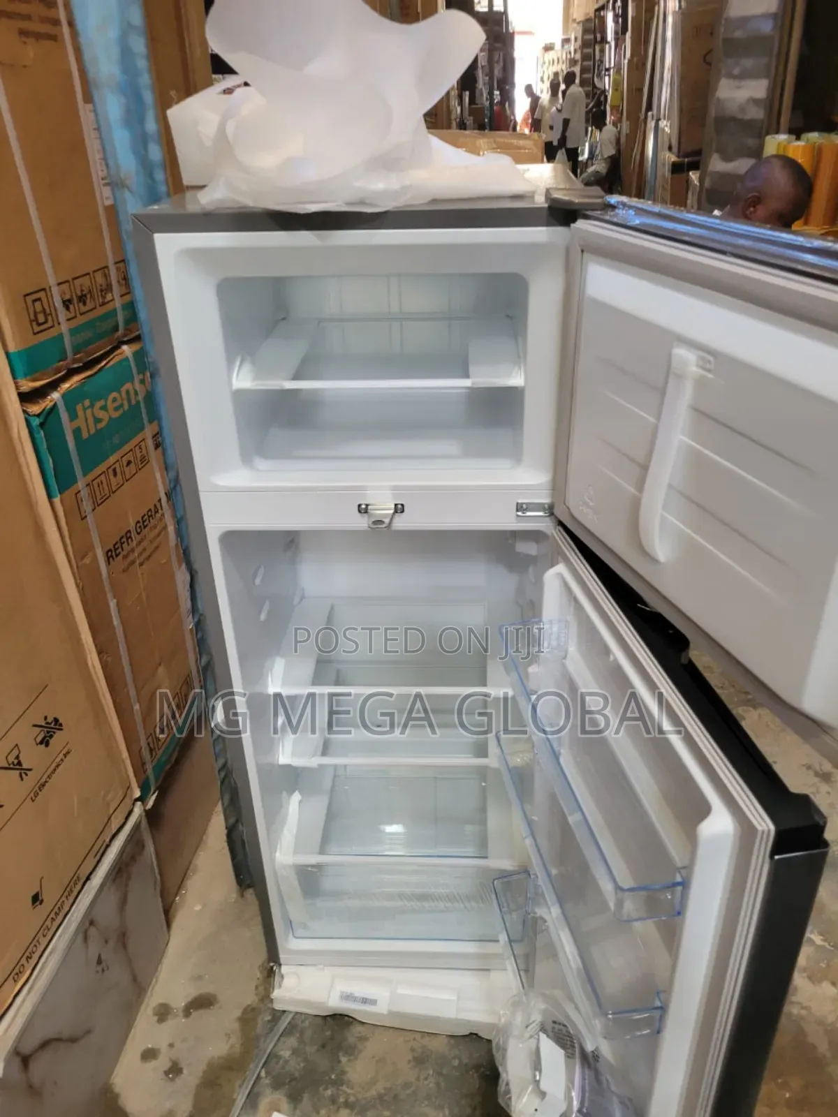 See This Hisense Double Door 205l Silver