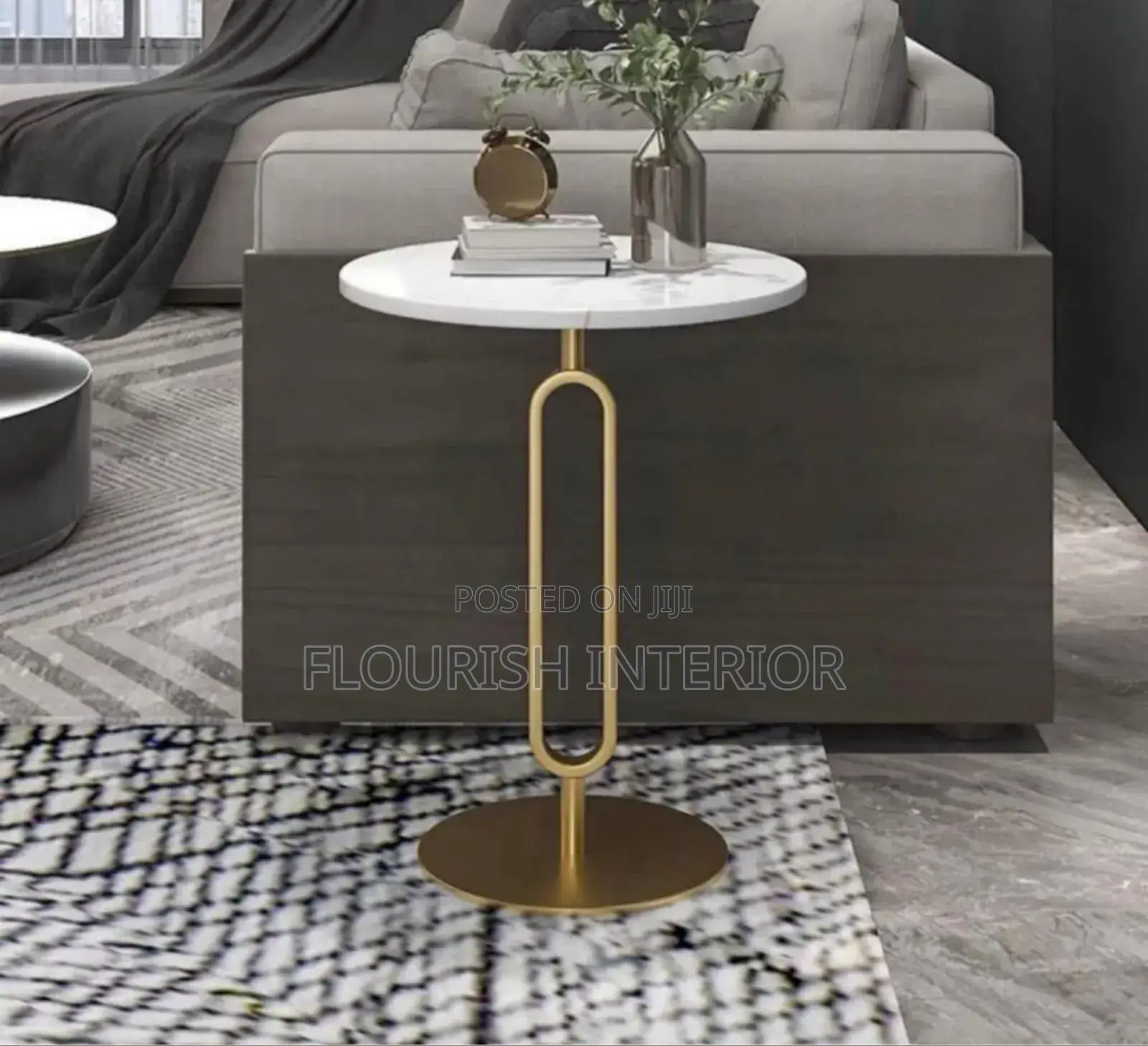 Marble Quality Imported Side Stool Table.