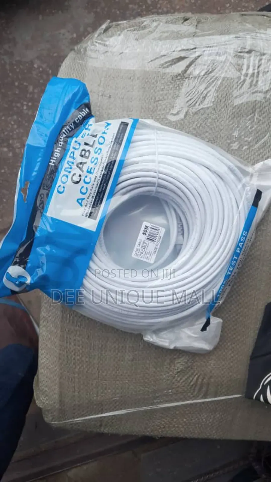 50m Cat 6 Ethernet Cable Lan Network Internet Patch