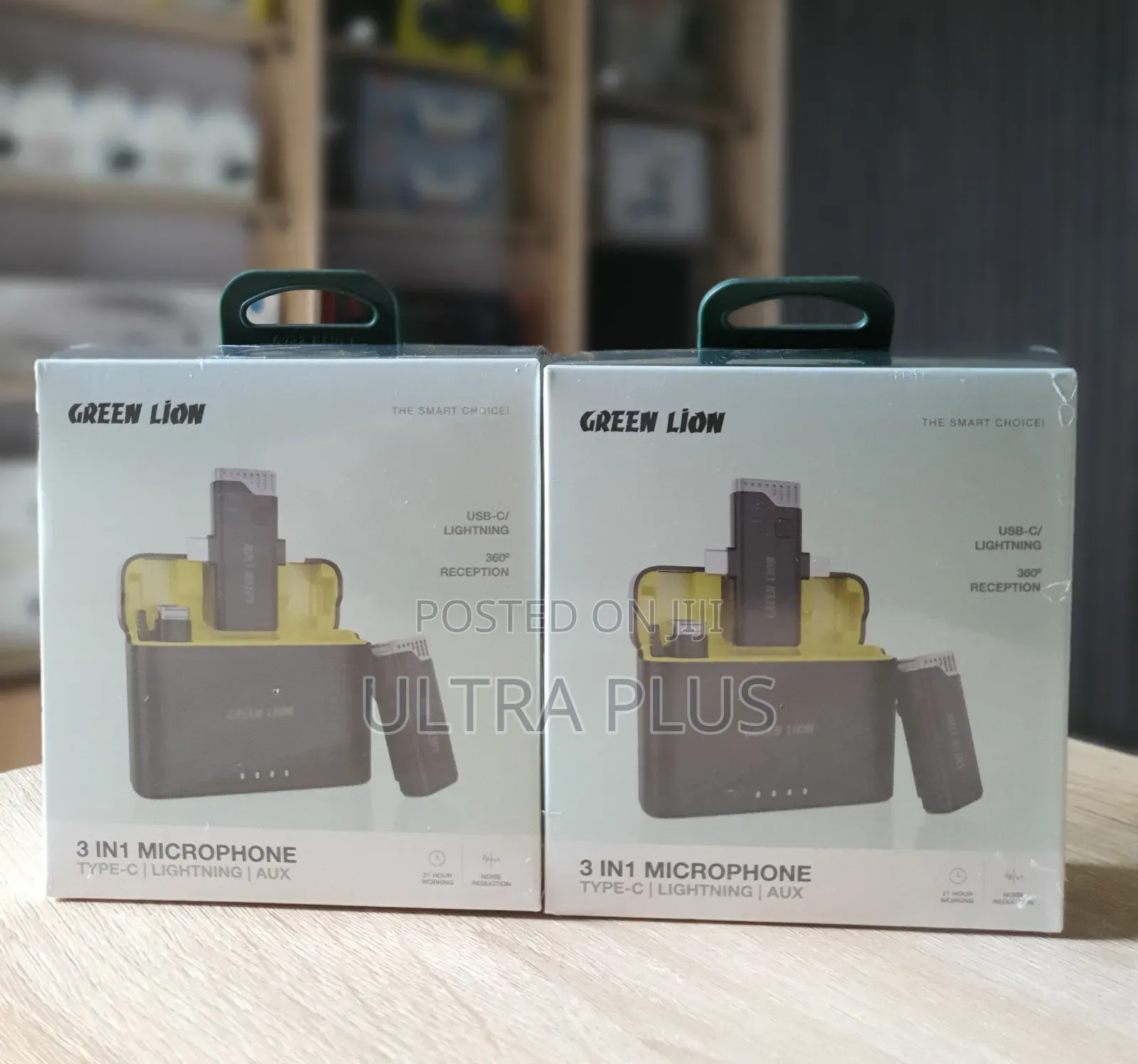 Green Lion 3 In 1 Wireless Microphone