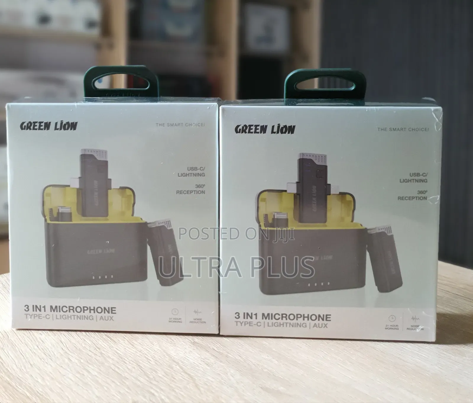Green Lion 3 In 1 Wireless Microphone