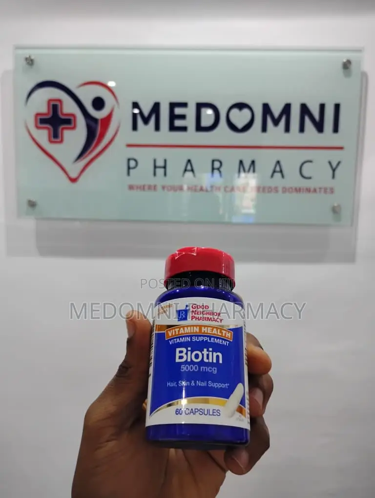 Good Neighbor Pharmacy Biotin 5000mcg – 60 Capsules