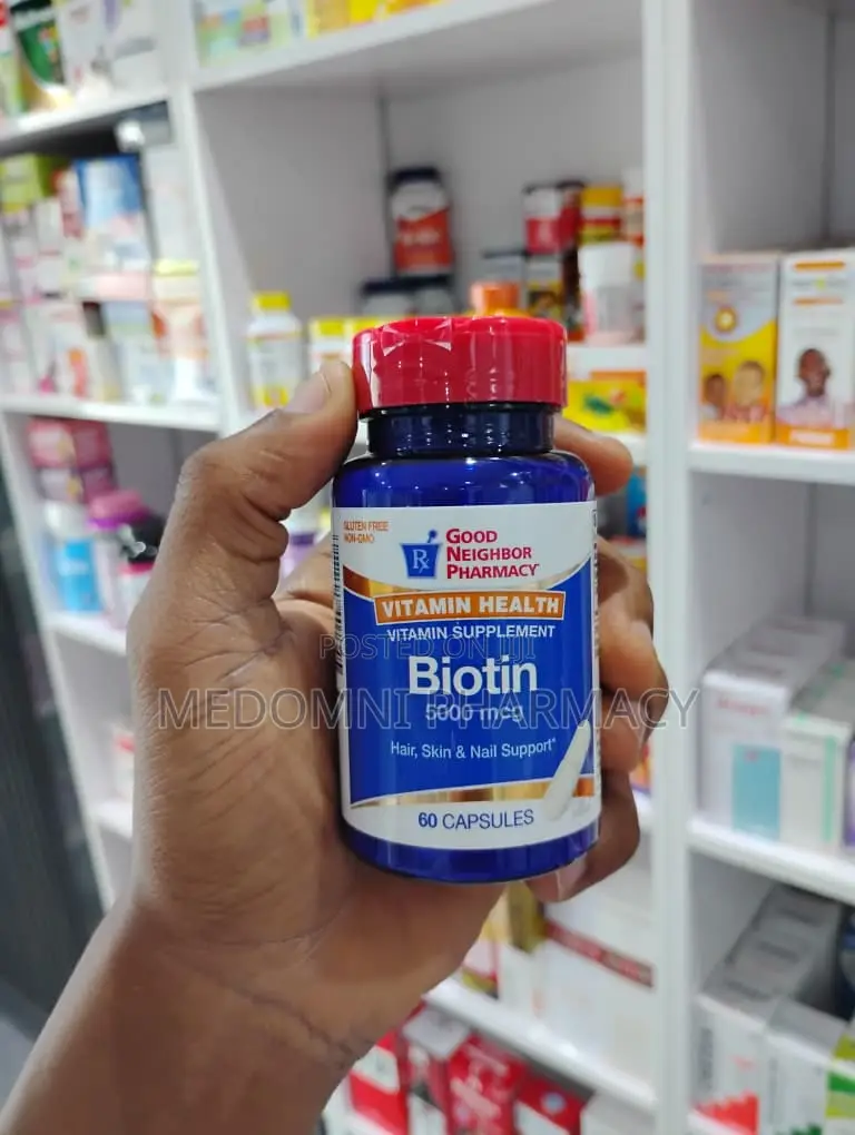 Good Neighbor Pharmacy Biotin 5000mcg – 60 Capsules