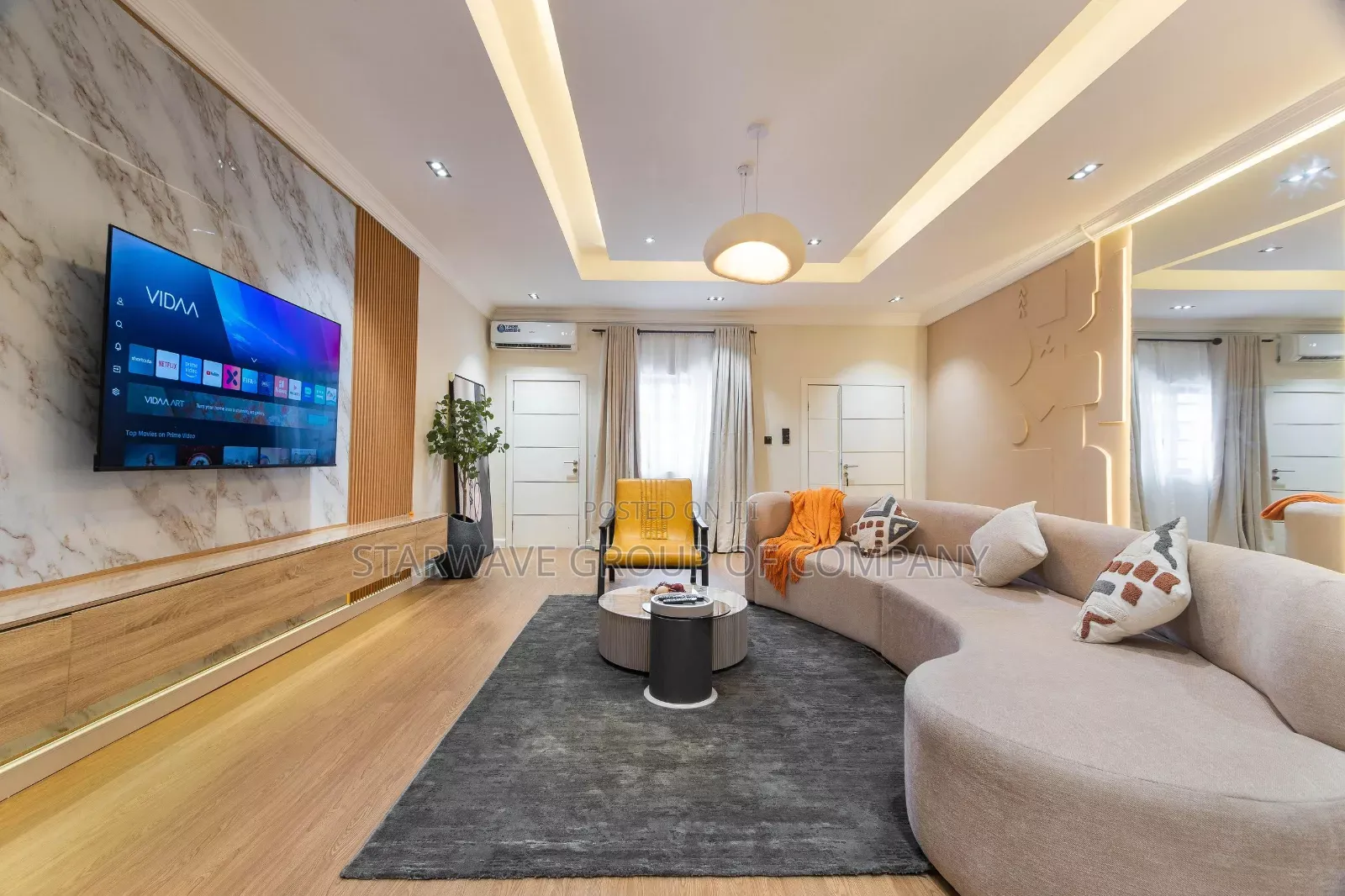 3 Bedroom Luxuruous Apartment With Snooker Board