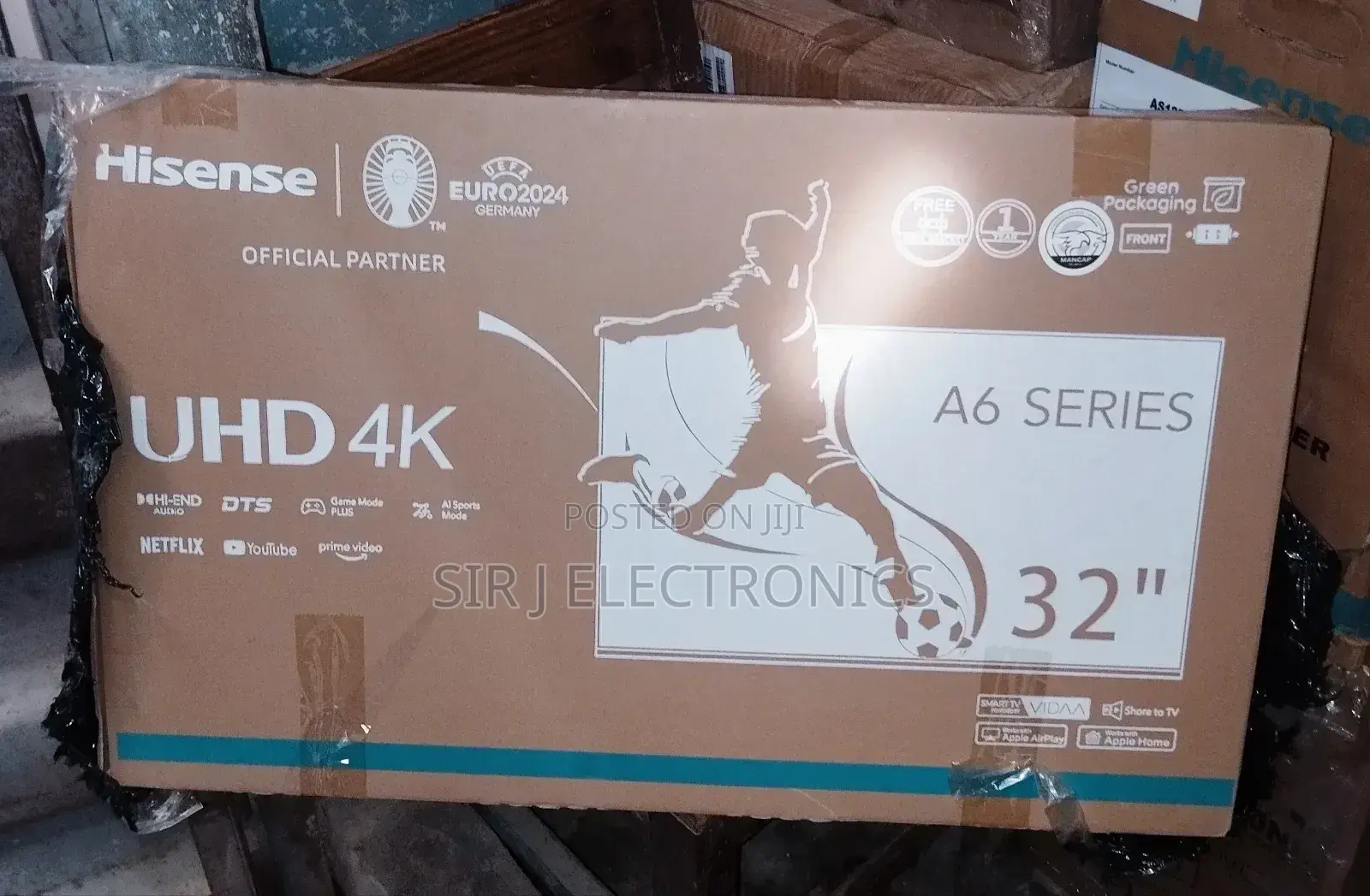 Hisense 32" Smart 4k Uhd Tv + Netflix + Youtube + Warranty (Brand New)