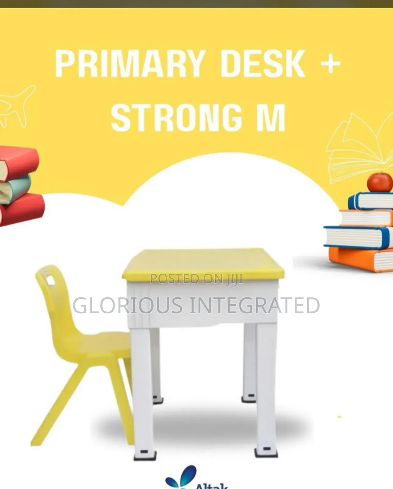 Primary Desk and Chair for School Children
