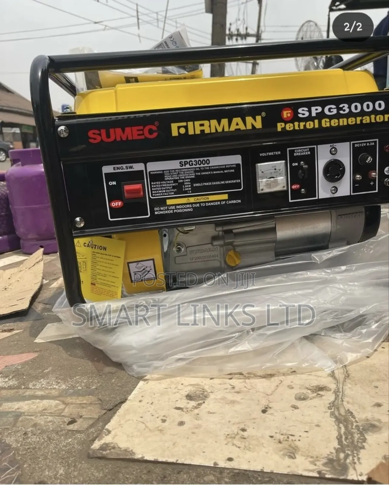 Sumec Firman Spg3000 Petrol Generator — Big Coil