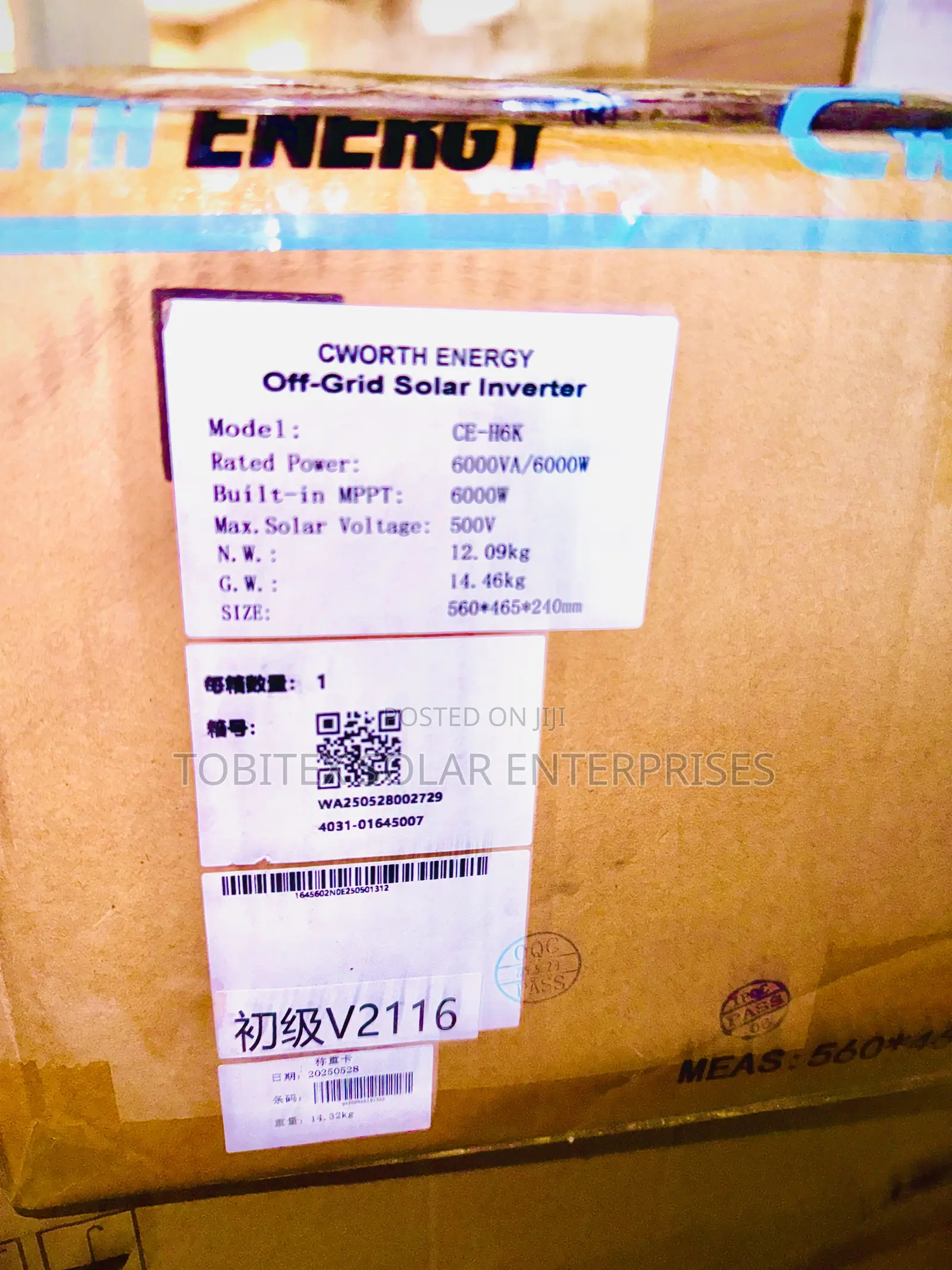 6kva Cworth Energy Inverter
