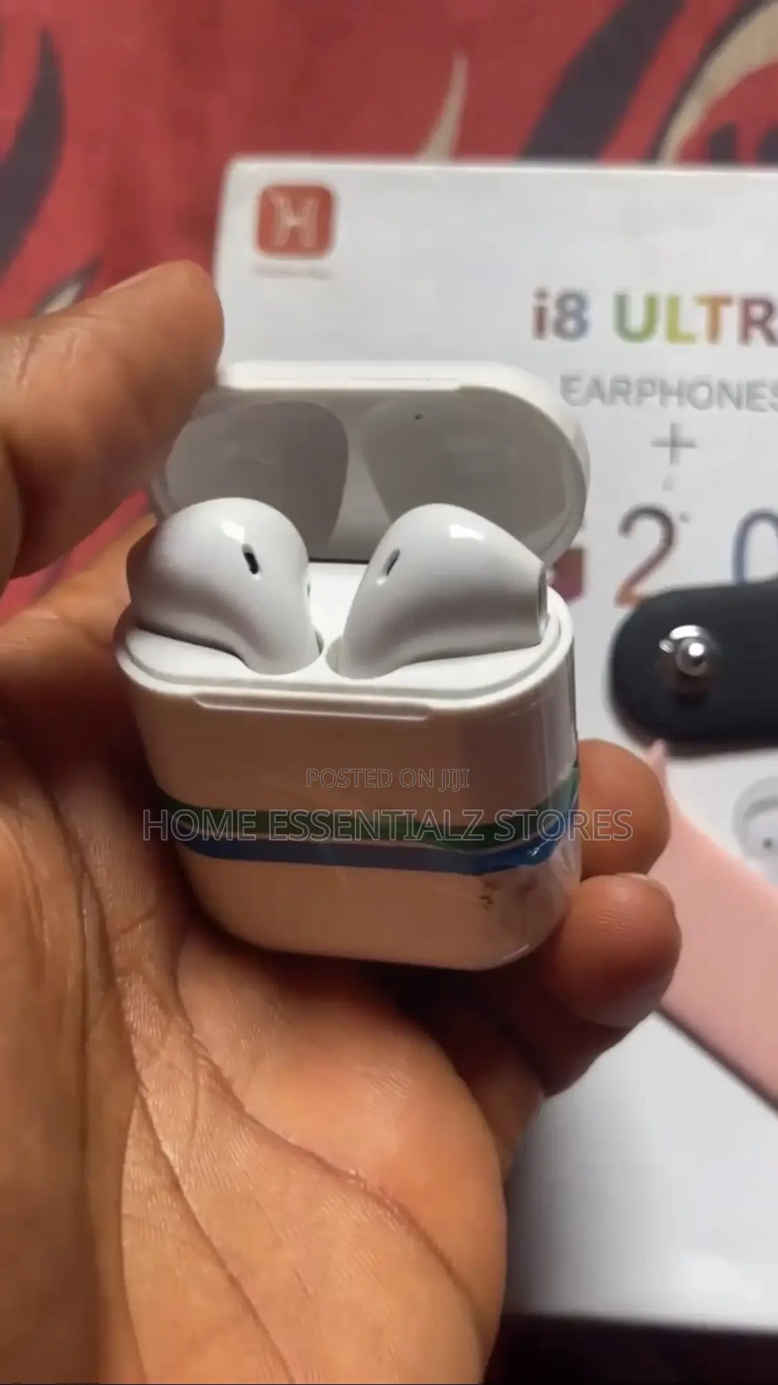Ultra Hiwatch I8 Plus With Earbud
