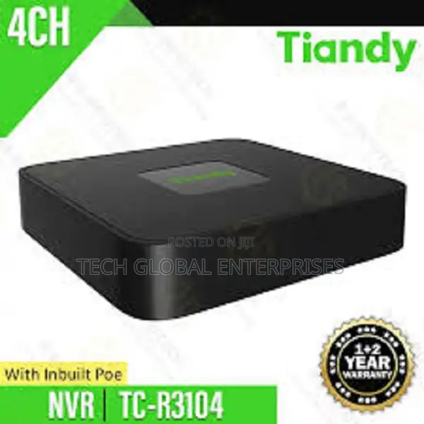 Tiandy Tc-R3104 1hdd 4ch Pse NVR Ak Series