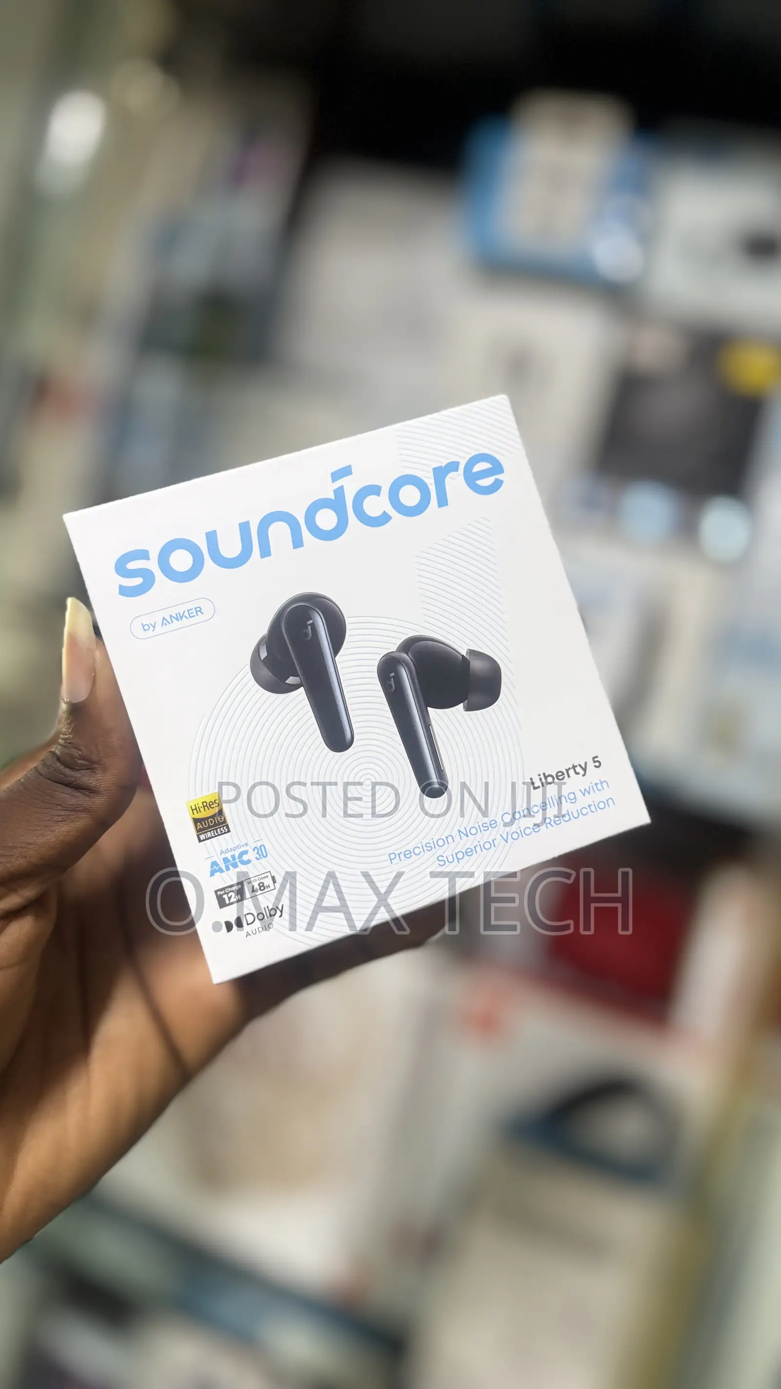 Sound Core Liberty 5 Noise-Cancelling Earbuds With Dolby Audio