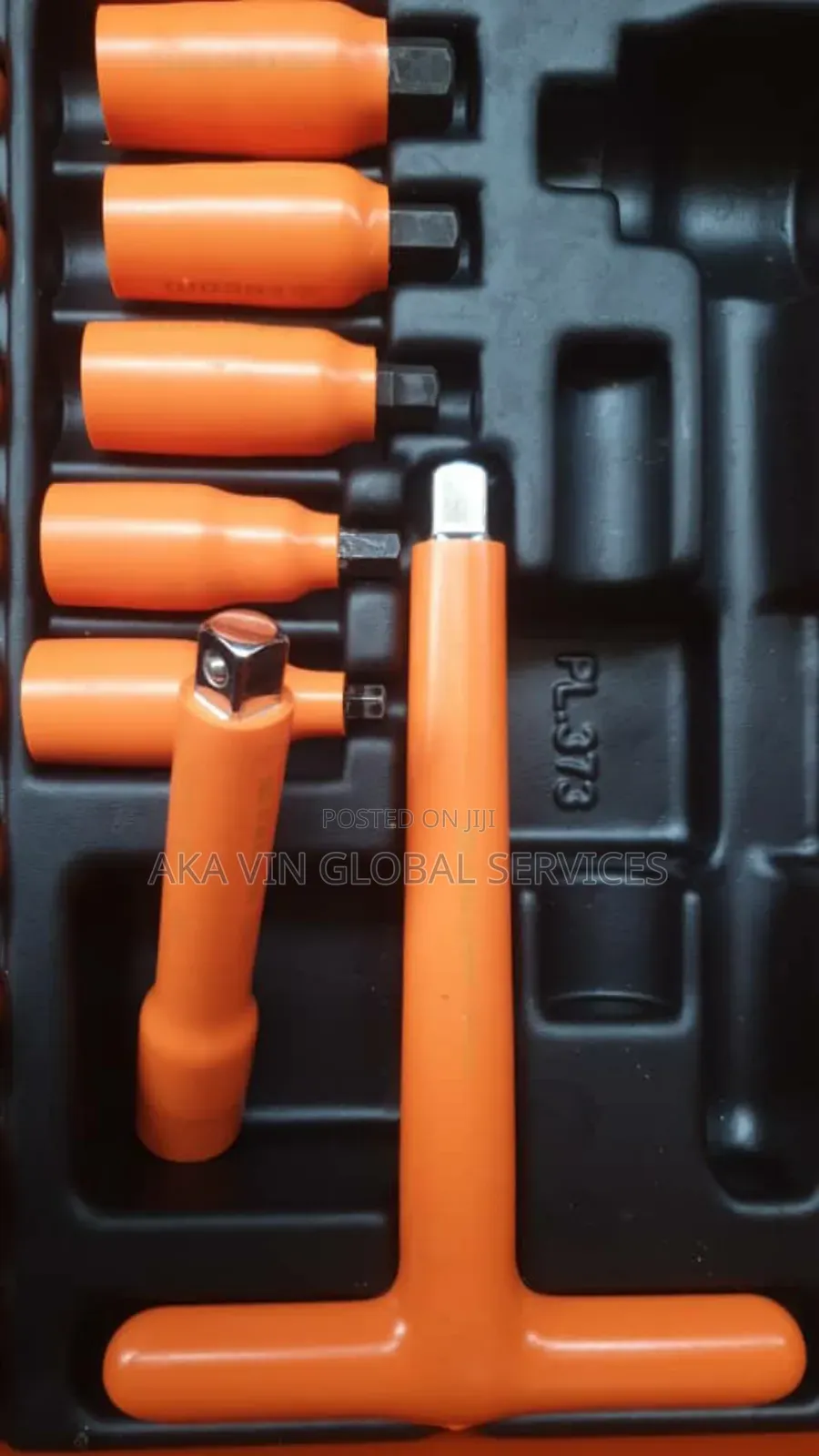Facom Insulated Socket Wrench Set, 17 Pc. Fc-J.401avse