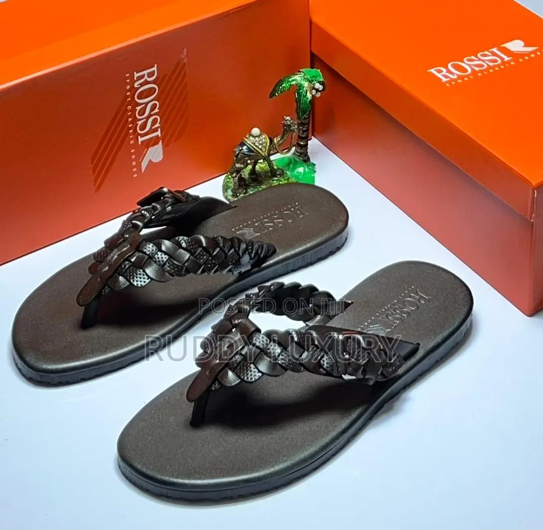 Quality Men’S Leather Slippers