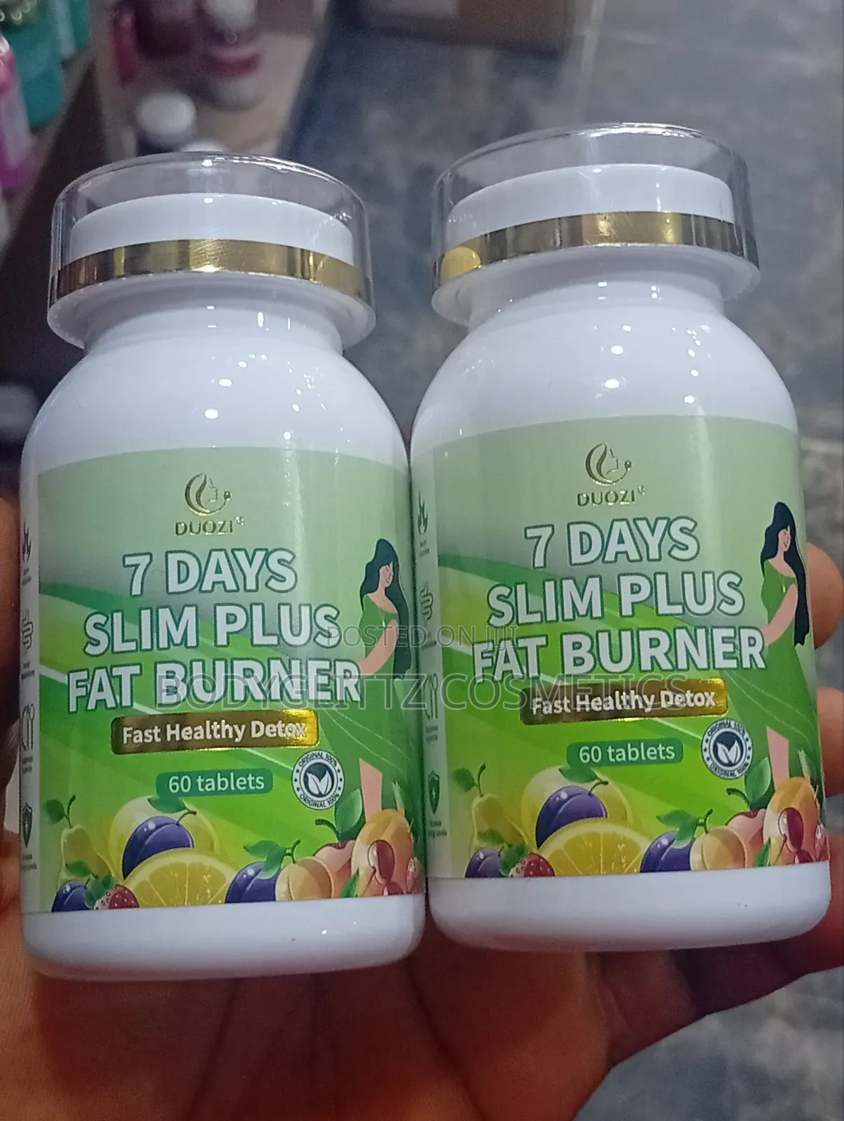 Douzi 7 Days Slim Plus Fat Burner: Fast Healthy Detox Capsules