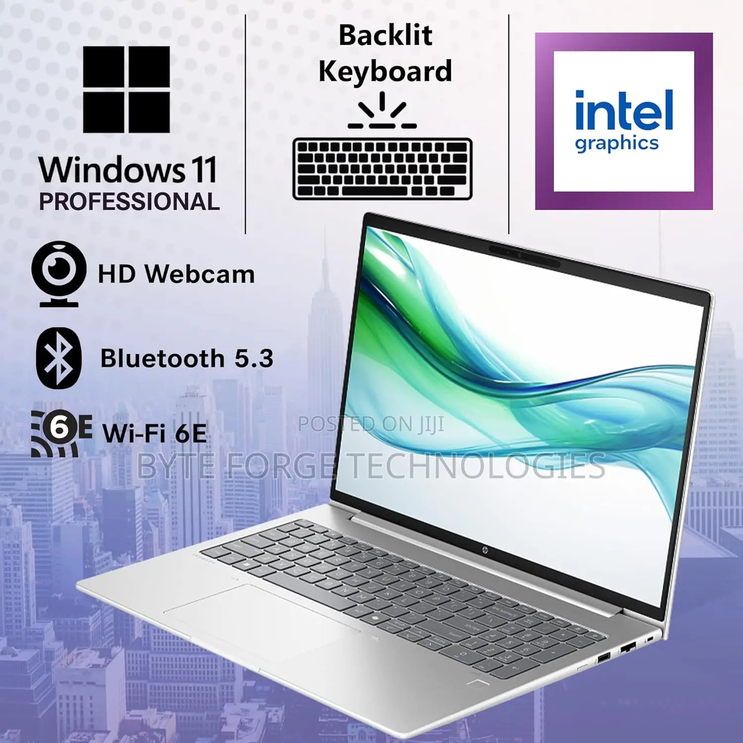 New Laptop HP Probook 450 16GB Intel Core Ultra 5 SSD 512GB