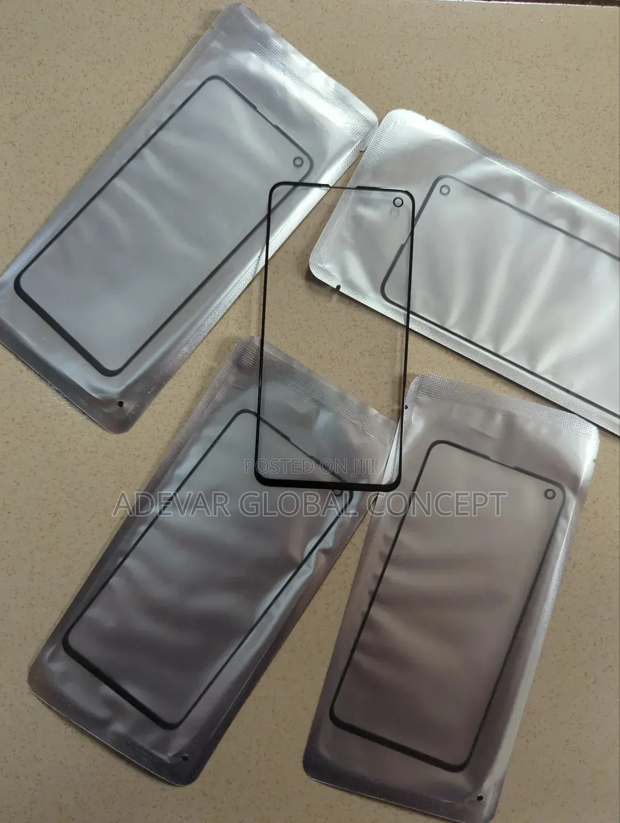Front Screen Glass Protector for Samsung Galaxy S10e Sm-G (Black)
