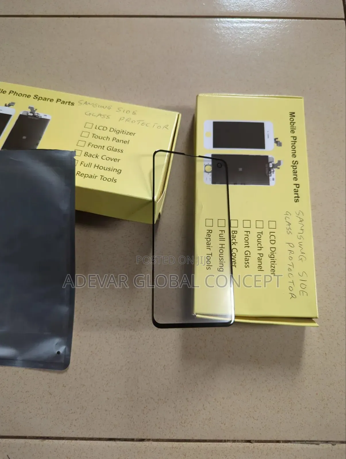 Front Screen Glass Protector for Samsung Galaxy S10e Sm-G (Black)