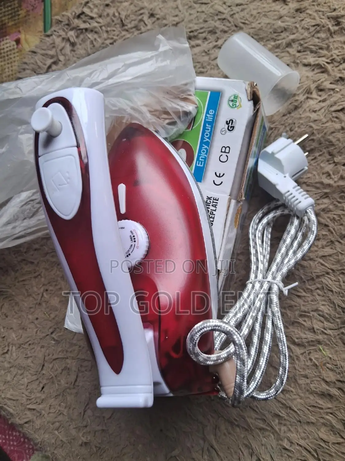 Generator or Travel Steam/Dry Pressing Iron