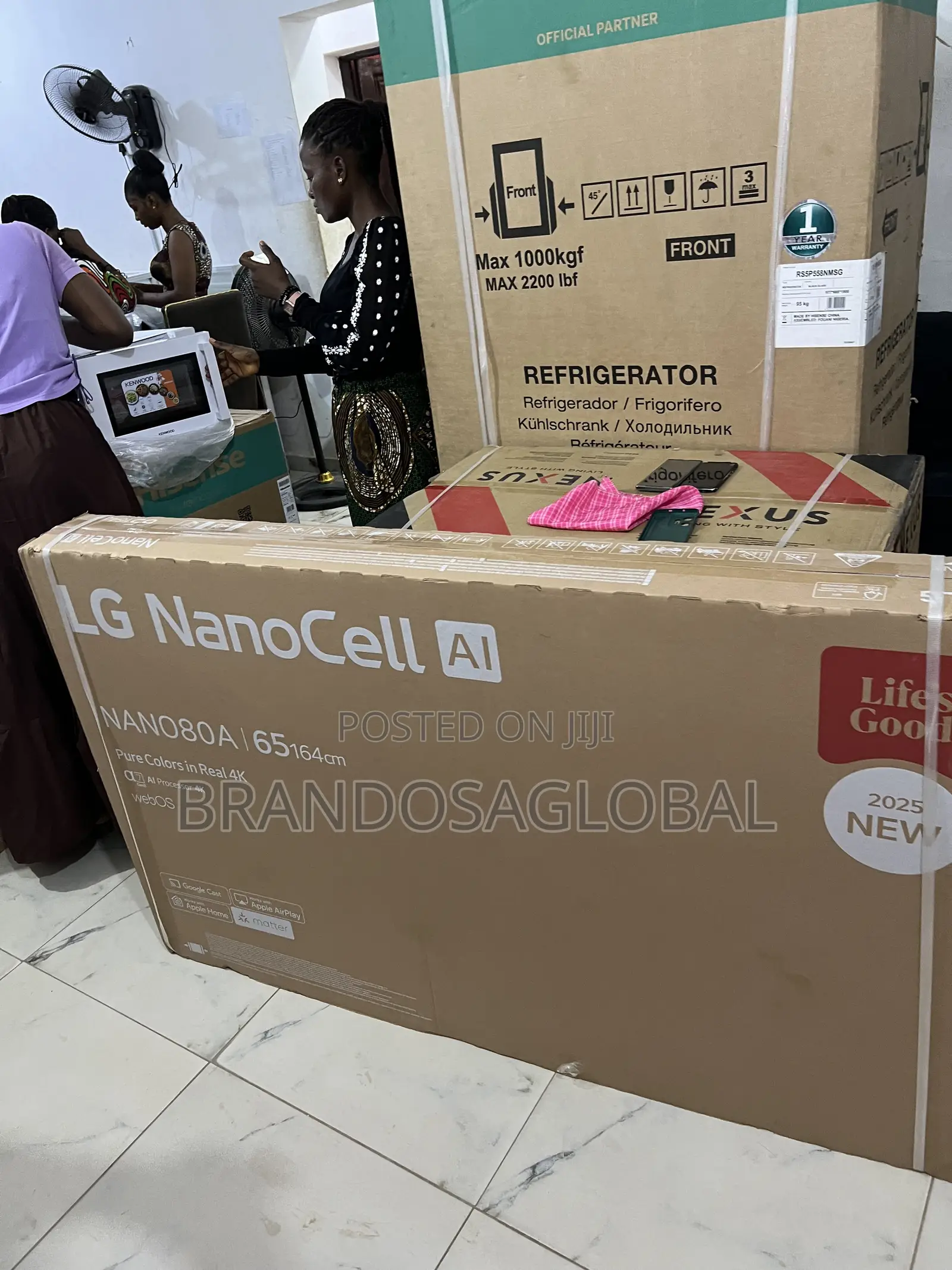 65” Lg Nanocell Display Tv – Brand New Condition