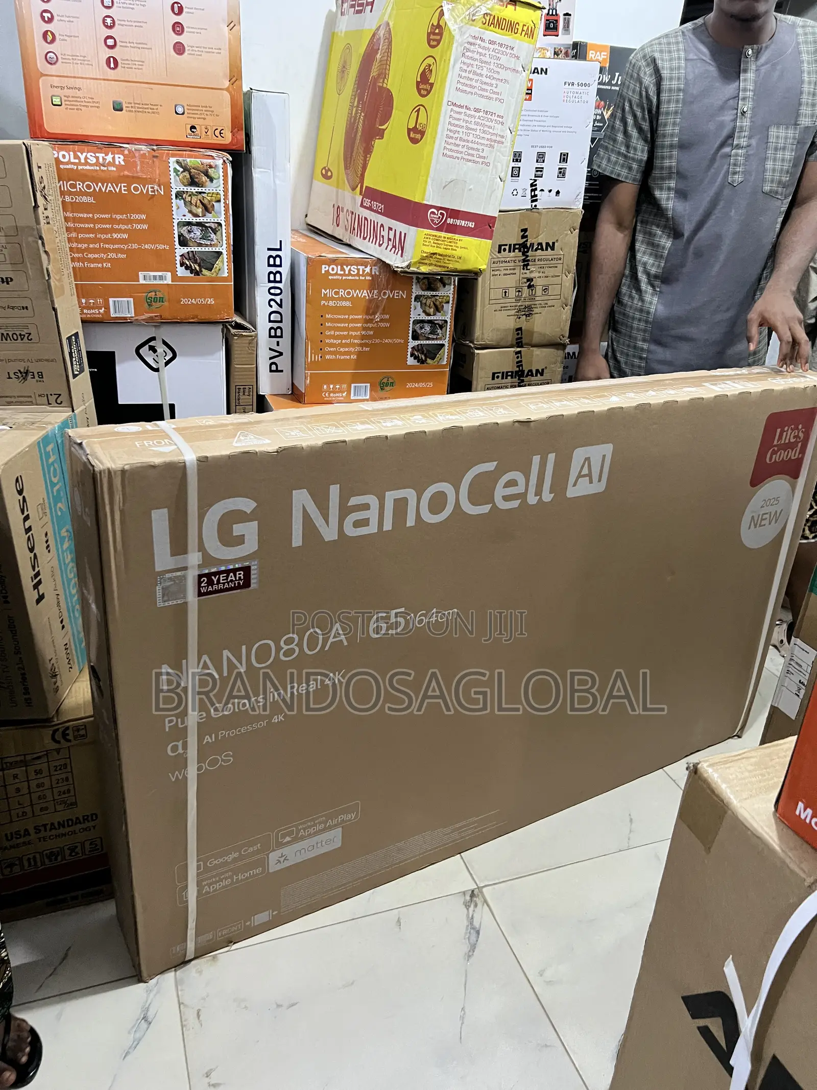 Sleek Lg Nanocell 65” Smart Tv – Great Sound