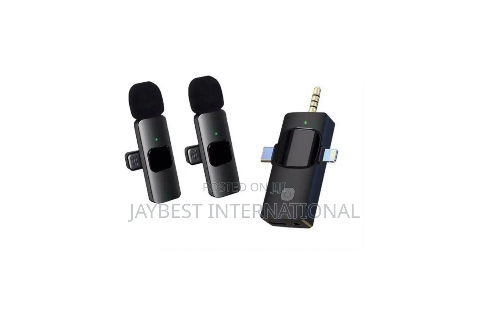 All in One Wireless Lavalier Double Microphones