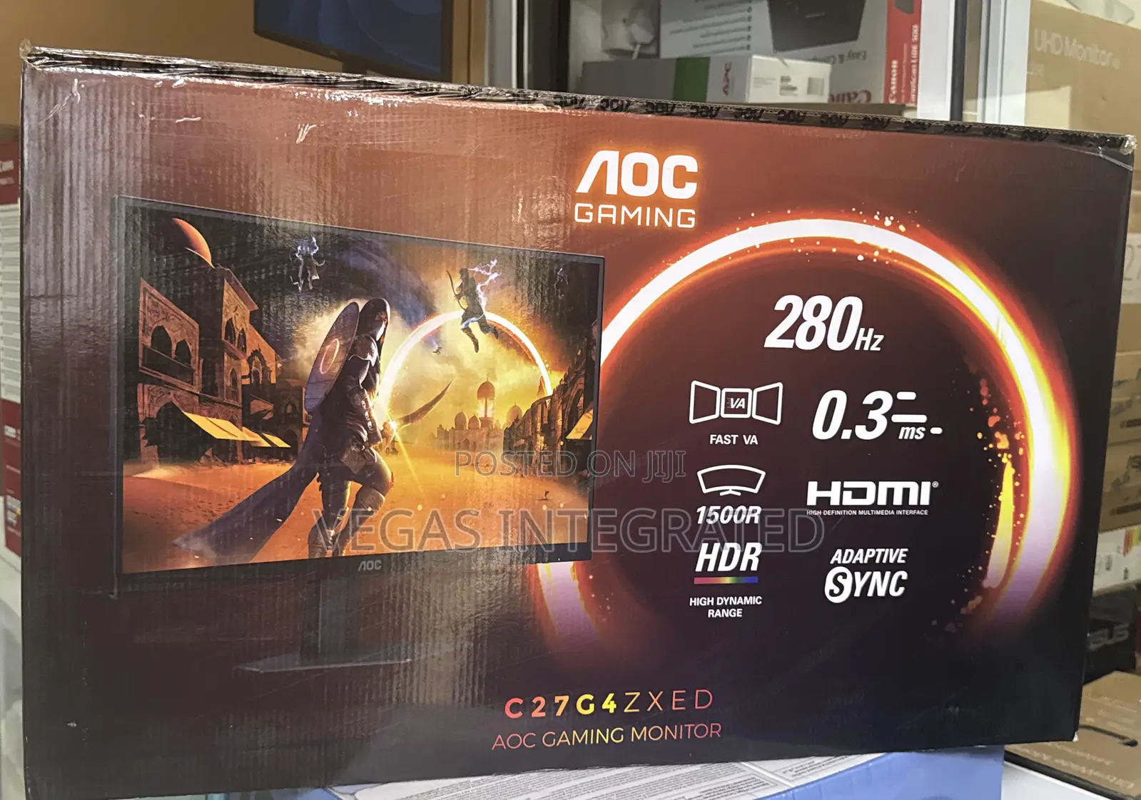 Aoc C27g4zxed - 27 Inch Fhd, 280hz, 0.3ms, Curved Gaming Monitor