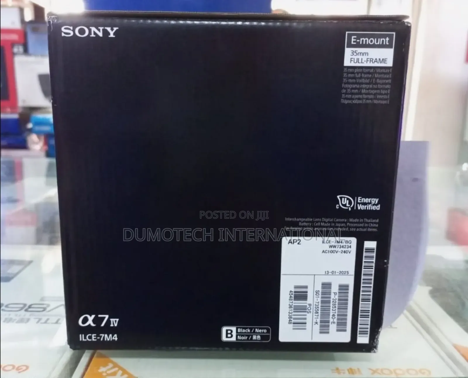Sony Alpha A7iv Mirrorless Camera Body