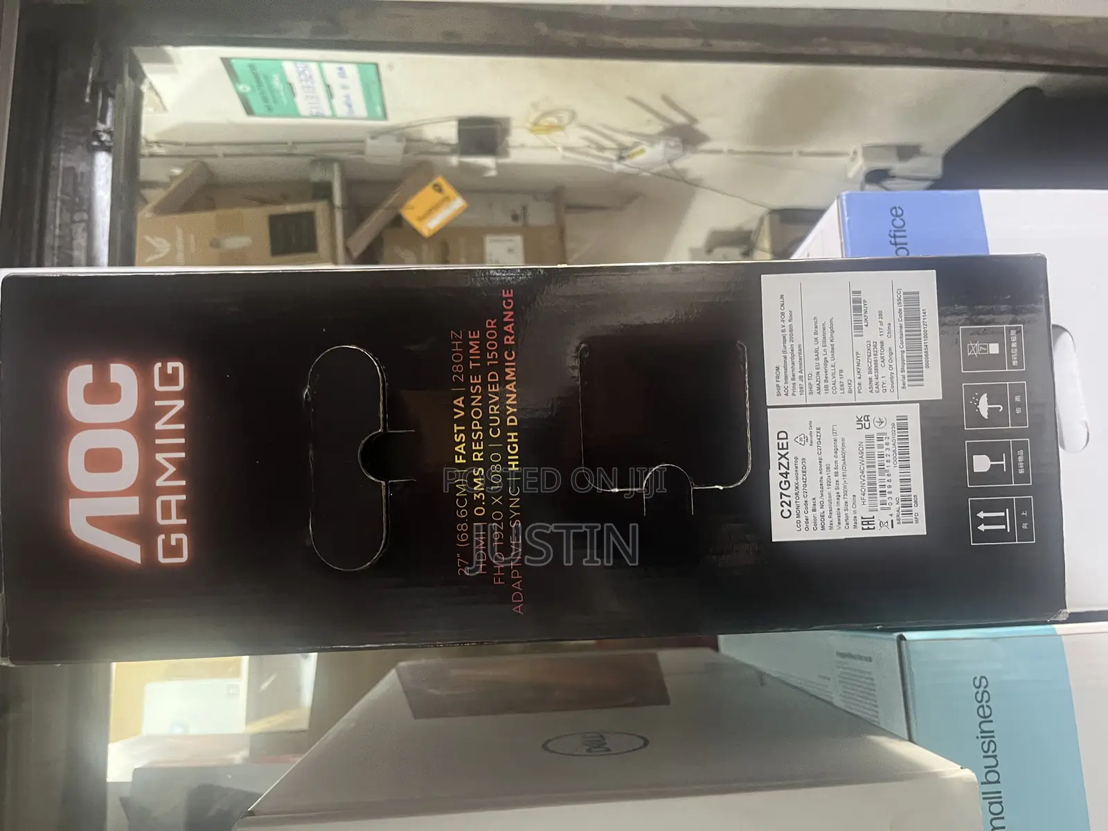 Aoc C27g4zxed - 27 Inch Fhd, 280hz, 0.3ms, Curved Gaming Monitor
