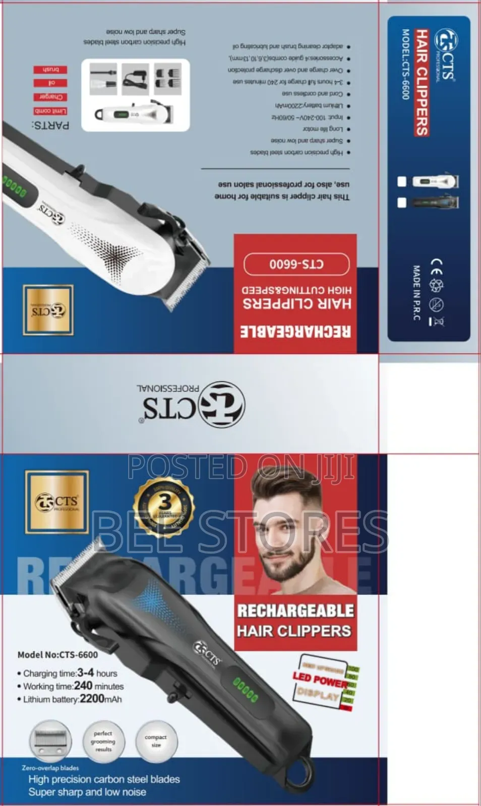 Quality Rechargeable Digital GTS Clipper