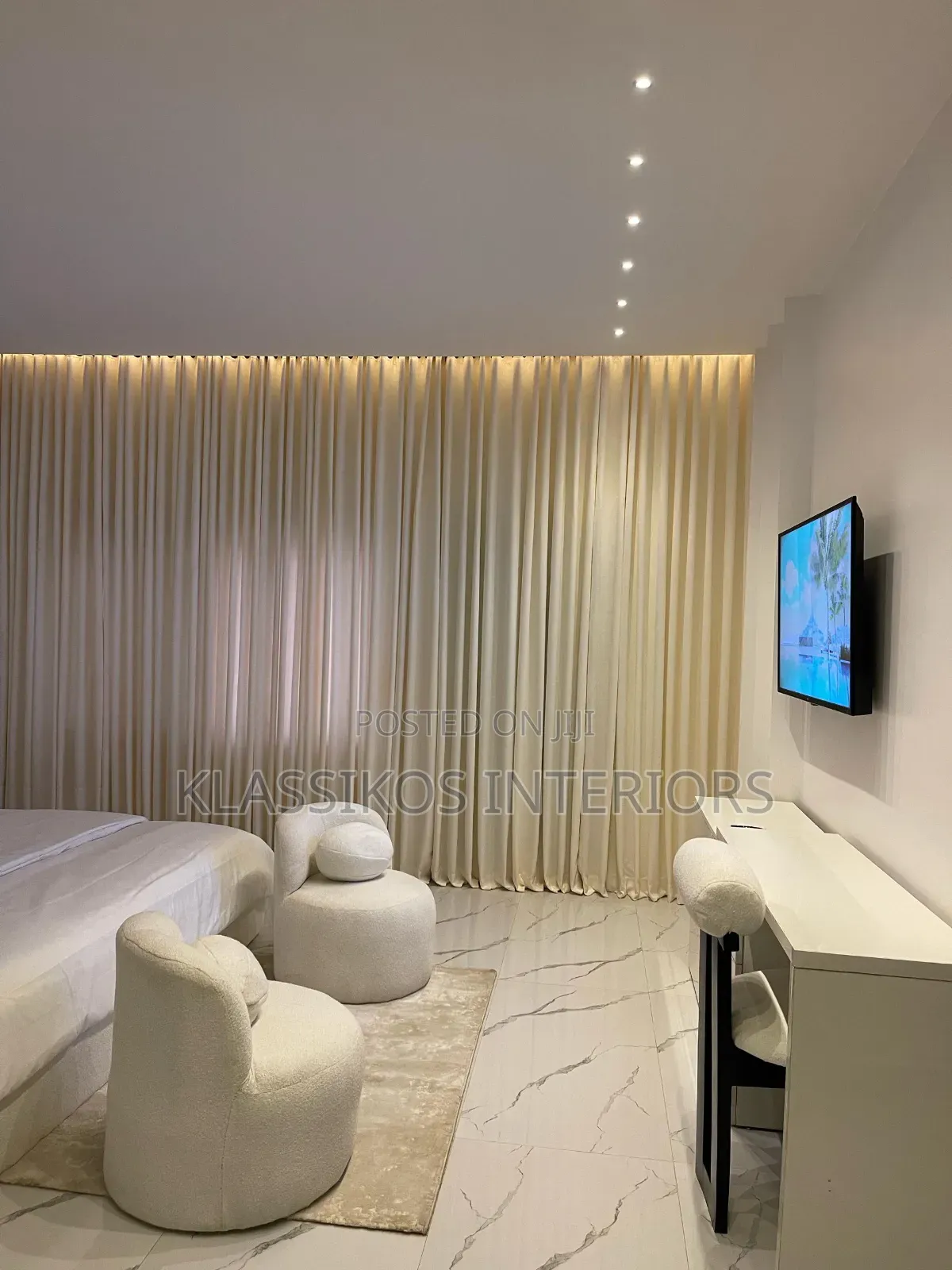 Cream Blackout Curtains (Free Delivery)