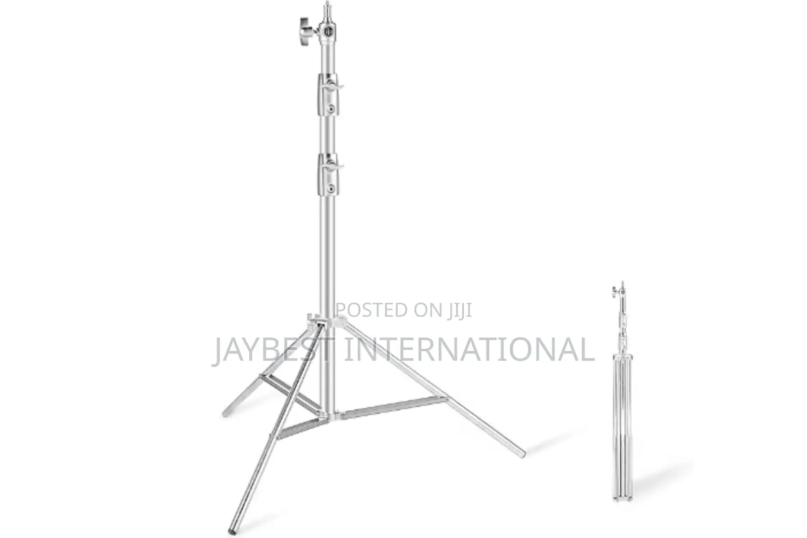 2.8m Heavy Duty Silver Light Stand