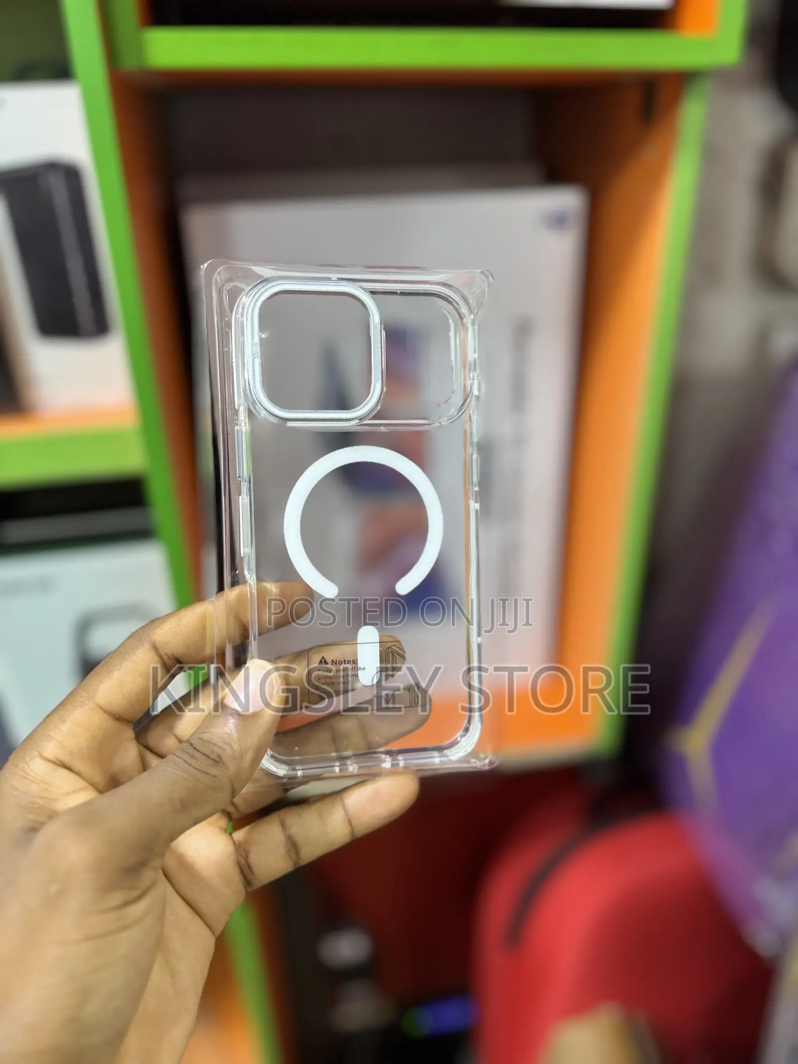 Transparent Shockproof Magsafe Case for iPhone 17 Pro Max With Stand
