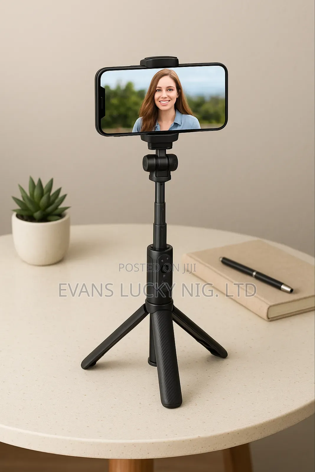 C12 Selfie Stick Tripod (Auto Face Tracking)