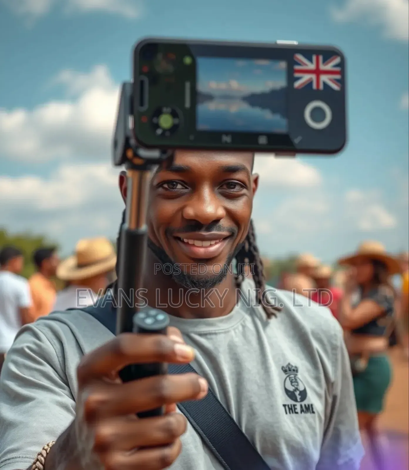 C12 Selfie Stick Tripod (Auto Face Tracking)