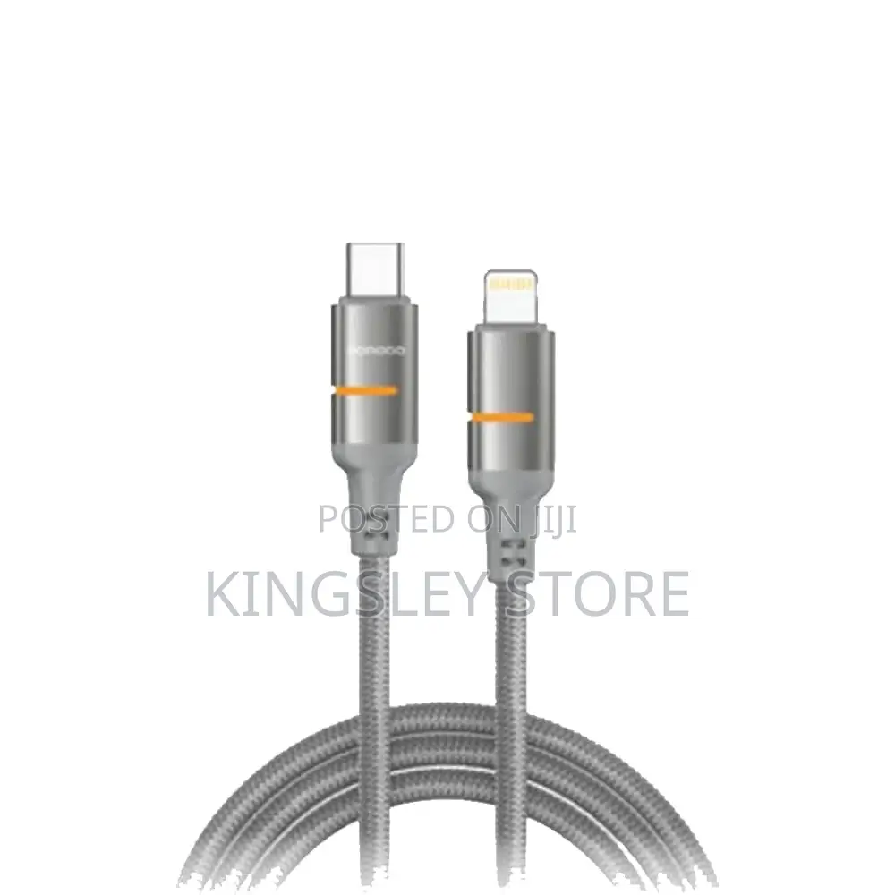 Porodo 30w Usb-c To Lightning Braided Cable, Data Transfer Fast 3m