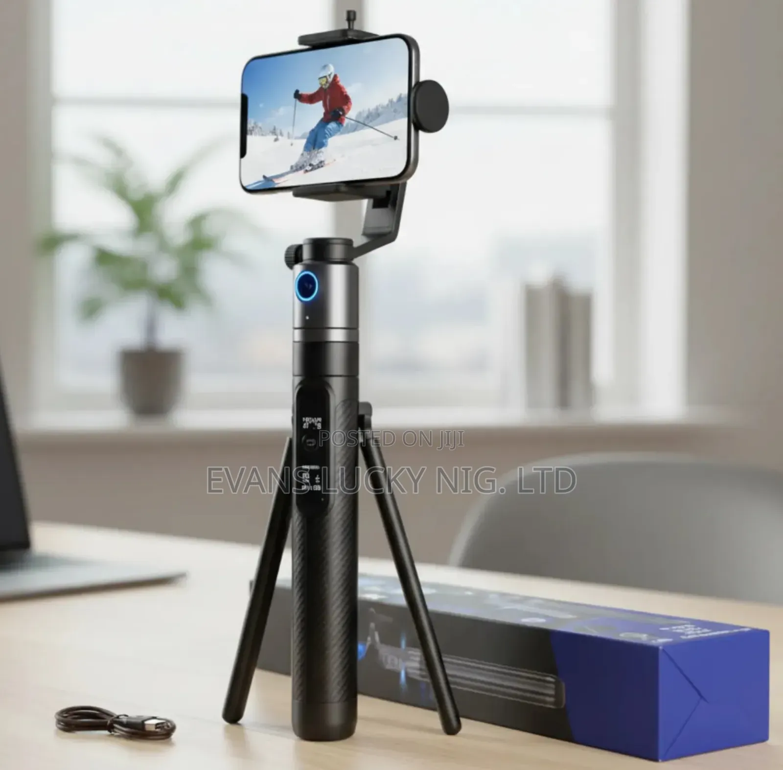 C12 Selfie Stick Tripod (Auto Face Tracking)